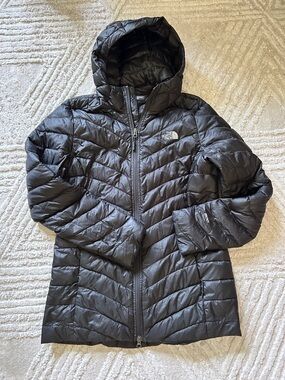 The North Face Women’s Black Hooded Packable Puffer down Jacket